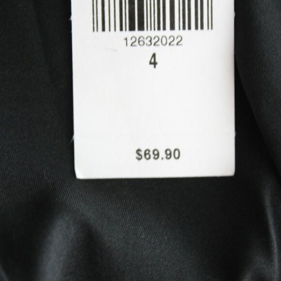 Express $70 Sz 4 Charcoal Gray Pencil Lined Polyester Cotton Rayon Skirt - Picture 3 of 6